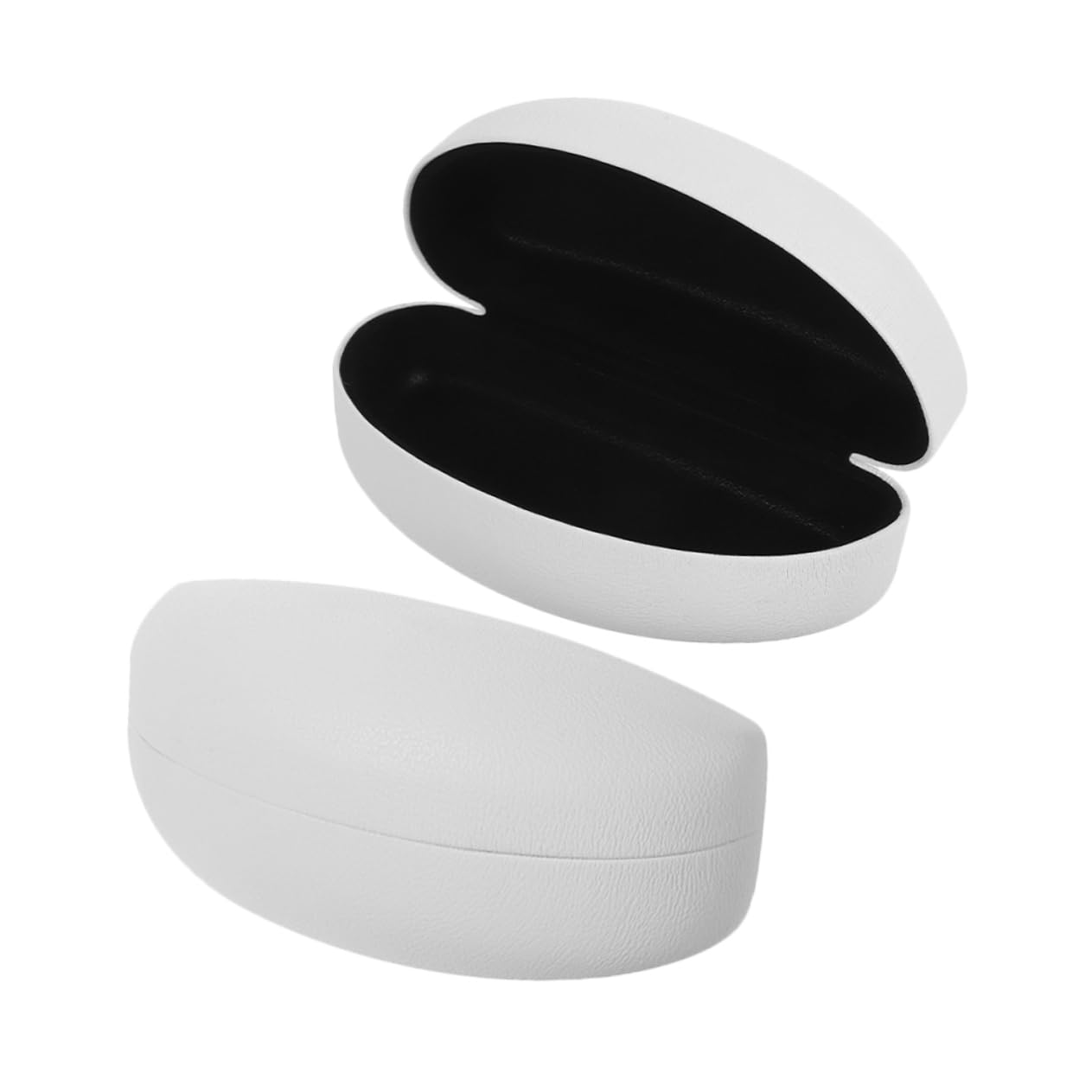 FOMIYES 10 Pezzi Custodia Per Occhiali Da Sole Astuccio Occhiali Da Sole a Conchiglia Grandi Bicchieri Caso Classico Custodia Rigida Per Occhiali Da Sole Contenitori Per Occhiali Pu Bianca