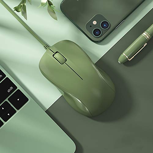 Amazon.com: CORN USB Silent Wired Computer Mouse with Easy Click