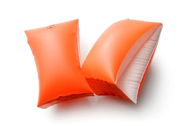 Image of Glan 1 Pair Inflatable Swim Arm Bands Swimming Ring for Pool /Beach for Kids Girls and Boys (Swimming Arm Bands)