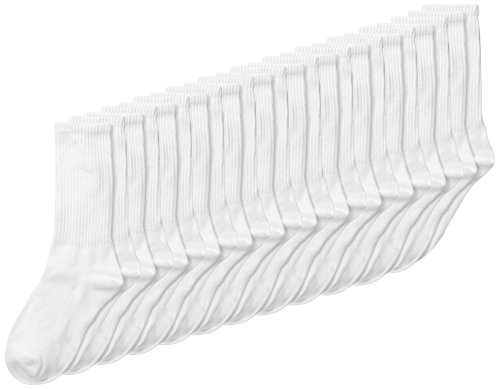 Jefferies Socks Boy's Seamless Sport Crew Non-Cushion Socks 12 Pair Pack