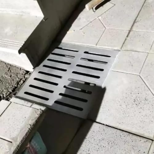 Résolution d'écoulement de cour avec couvercle de vidange carré anti-obstruction
