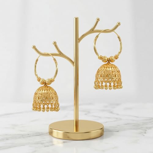 Image of JFL - Jewellery for Less Gold Plated Copper Earrings For Women