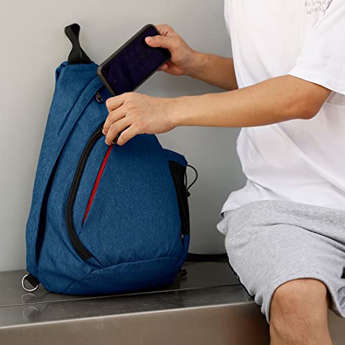 Outdoormaster Sling Bag - Crossbody Shoulder Chest Urben/Outdoor/Travel Backpack For Women & Men (Dark Blue) #TOP5