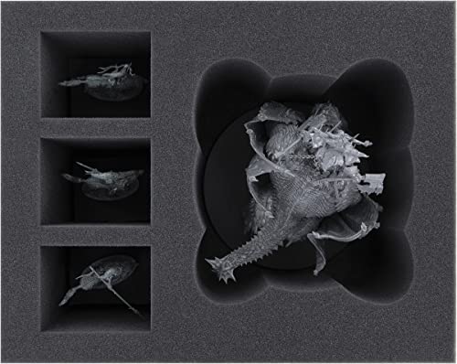 Mousse Feldherr Megaboss sur Maw-krusha pour figurine Warhammer