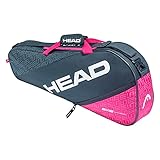 HEAD Unisex-Erwachsene Elite 3R Pro Tennistasche, anthrazit/pink, Einheitsgröße