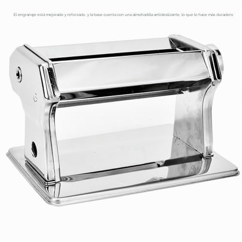 Cocoarm Máquina laminadora de arcilla polimérica - rodillo de arte de metal de prensa manual con seis espesores ajustables, antideslizante