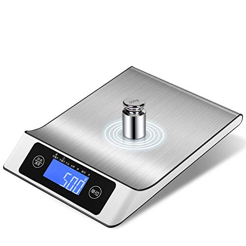 High Precision Kitchen Scale Electronic Baking Platform 5kg Weighing Food Scale(One Color-15KG/1G (One Color 15KG/1G)