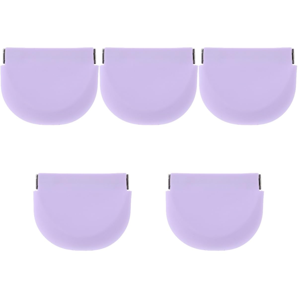 Healeved 5 Piezas Funda Para Boquilla Estuche Kit De Cepillo De De Viaje Pasta Equipo Contenedor De Dentaduras Profesionales Gel De Sílice Lavender