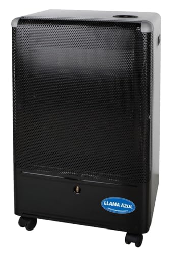 Stufa a gas fiamma blu, alta efficienza, facile accensione, regolazione della temperatura, ideale per il riscaldamento in spazi ristretti.