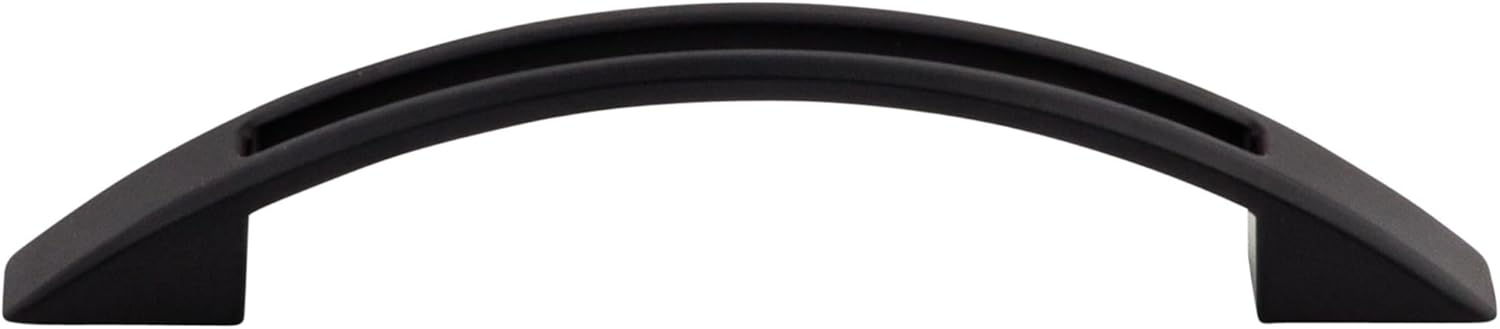 Top Knobs TK618PN Mercer Collection 3-3/4 Inch Tango Cut Out Pull, Polished Nickel