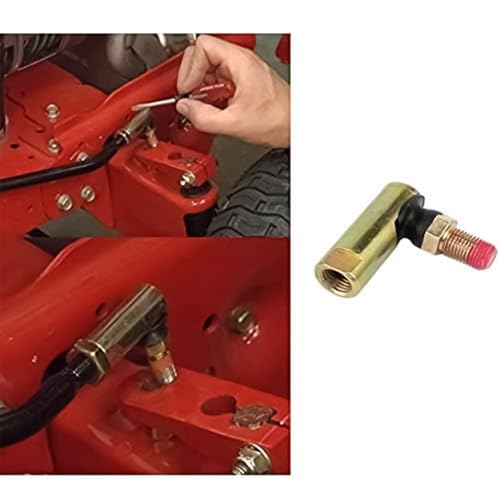 Namvo 4 Stück Lenkgestänge-Kugelgelenkenden, Traktor-Kugelgelenke, Ersatz für Rasenmäherteile, Innengewinde 7/16 Zoll-20 RH, Außengewinde 3/8 Zoll-24 RH