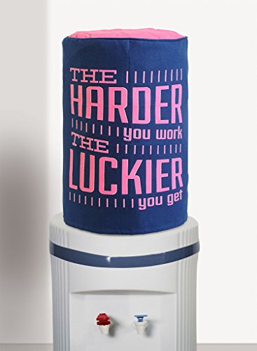 Image of Swayam 20 Litre Bottle Cover for Home & Office | Bottle Protector | Lace Closure at Bottom | Machine Washable | Environment Friendly | Digitally Printed | 44cm x 42cm x 32cm | Pack of 2