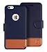 LUPA iPhone 6S Wallet case, iPhone 6 Wallet Case, Durable and Slim, Lightweight with Classic Design & Ultra-Strong Magnetic Closure, Faux Leather, Desert Sky, for Apple iPhone 6s/6