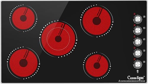 Cusinesync 36 Inch Ceramic Cooktop