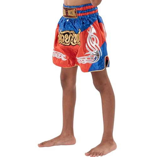 Muay Nation Muay Thai Shorts For Kids (2 Years - 12 Years) Girls Boys Boxing Trunks For Kickboxing Mma Youth Martial Arts (Us thumb #3