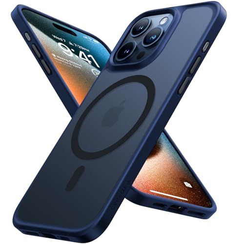 TORRAS iPhone 15 pro ケース ブルー 青 カバー クリア 41OoCRi4BaL.jpg