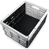 Stimo 3x Klappbox 45L faltbare Transportbox 54x40x26cm klappbar und stapelbar Einkaufskiste bis 20kg
