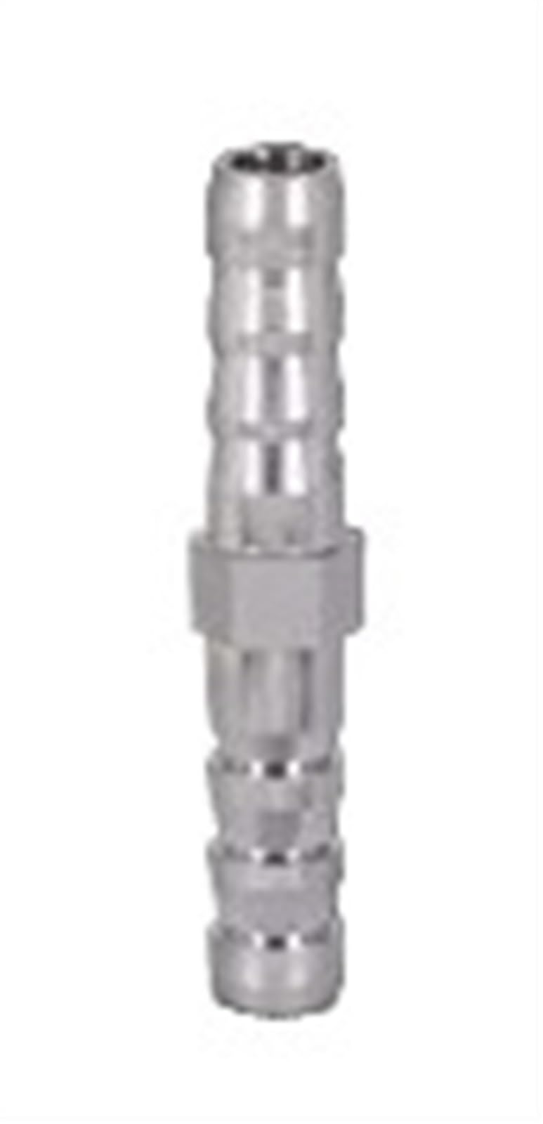 10 STÜCKE Gerades Winkelstück T-Stück Kreuz Schlauch Widerhaken Schwanz Verchromt Messing Rohrverschraubung Anschluss for Luft Wasser Gas(Straight,6mm)
