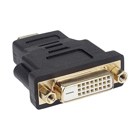 PremiumCord Adaptateur 4K HDMI vers DVI Connecteurs plaqués Or HDMI Type A vers DVI-D Femelle Cover