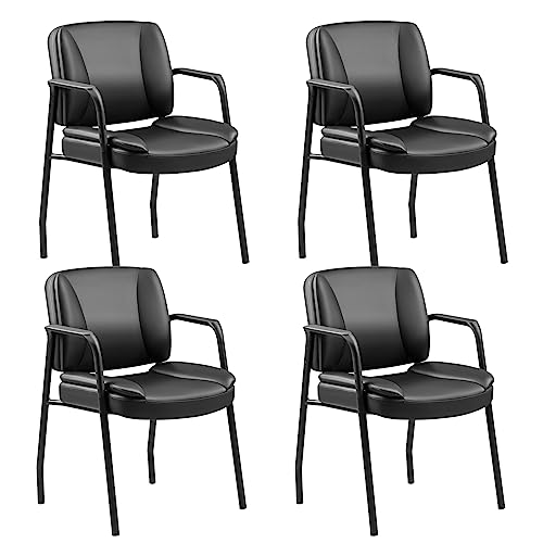 Devoko Office Reception Chairs Executive Leather Guest Chairs