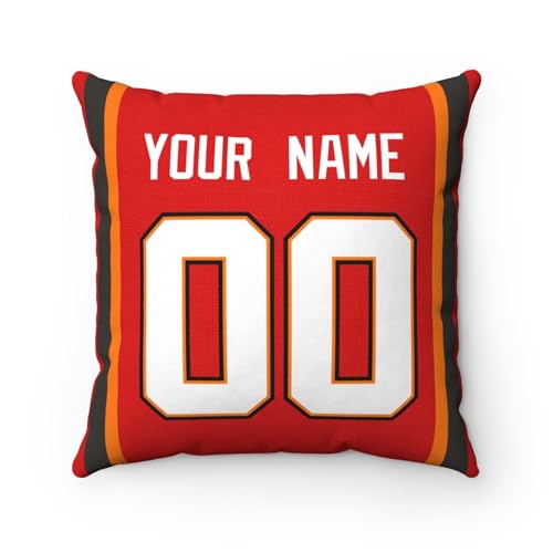 Image of ANTKING Throw Pillow 2 Pack Custom Any Name and Number Personalized Gift for Men Women Boys