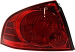 Evan-Fischer Tail Light Assembly Compatible with 2004-2006 Nissan Sentra Base/S Models Driver Side