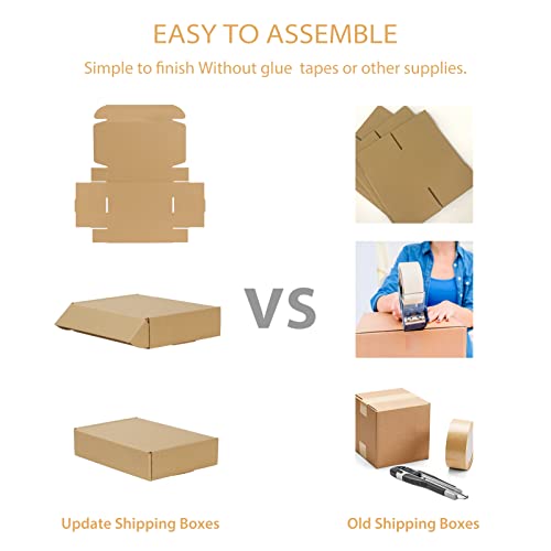 Carton emballage colis et boîte d'expédition pour petits formats de e-commerce lot de 20 - 6