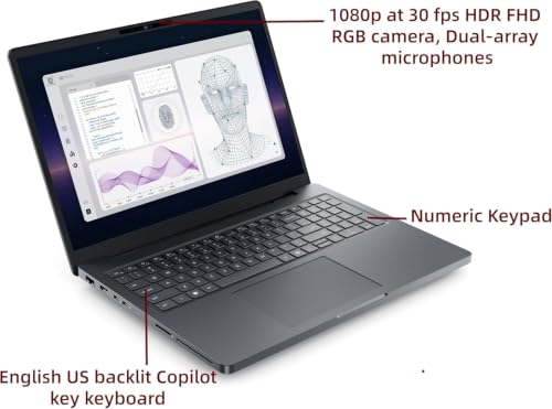 Image of NewDe.l.l Pro Max 16 Plus Mobile Workstation Laptop 16 inch FHD+ Display Ultra 7 Processor 265HX 64GB RAM 2TB SSD RTX PRO 2000 Blackwell GDDR7 Graphic Webcam Ethernet Thunderbolt5 Numeric WiFi7 Win 11 Pro