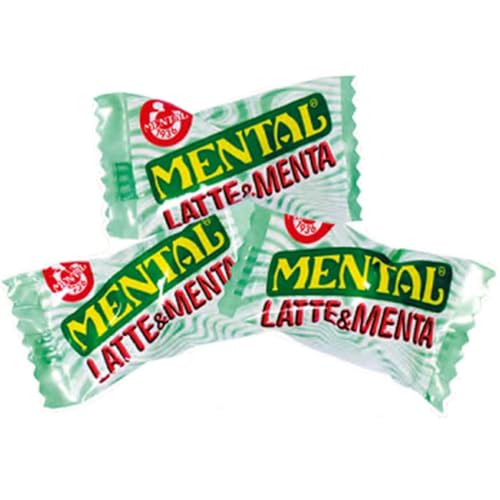 CARAMELLE DURE LATTE E MENTA 1KG MENTAL FASSI
