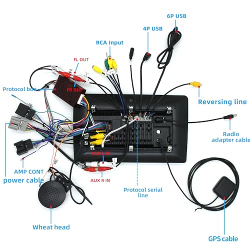 Radio con pantalla táctil 10.1 pulg para Pontiac G6 2005-2009 miniatura 5