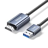 Adaptateur GPU HDMI externe Pro : transformez les ordinateurs portables en stations de jeu avec ce câble GPU HDMI externe, offrant ainsi une qualité graphique de bureau sur les téléviseurs/moniteurs. Compatibilité HDCP pour les contenus protégés par DRM et connecteurs blindés en aluminium qui empêchent les pertes de signal.