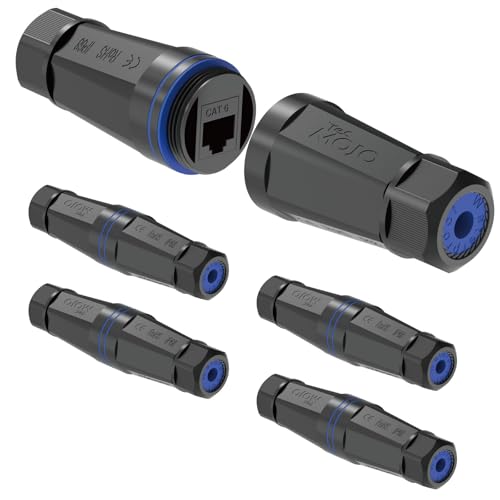 Coupleur Cat6 étanche Tecmojo pour connecter vos caméras de jardin sans coupure