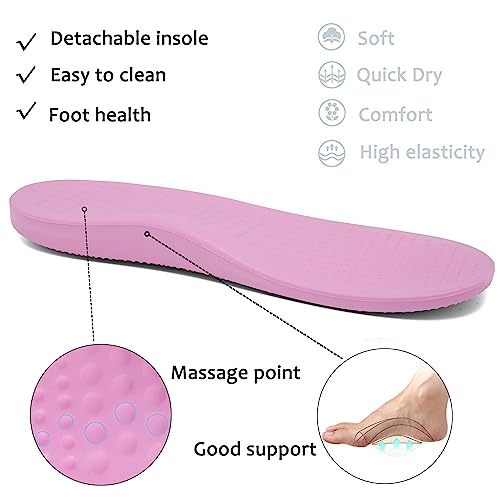 Image of ChayChax Men's and Women's Arch Support Clogs Garden Shoes Slip-on Outdoor Beach Water Sandals with Removable Cushion Footbed