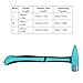 KDZTZEWU for hardware Machinist Hammer Carbon Steel TPR Handle Multi Functional Forging Hammer for Blacksmith Engineers Woodworkers metal tools (L)