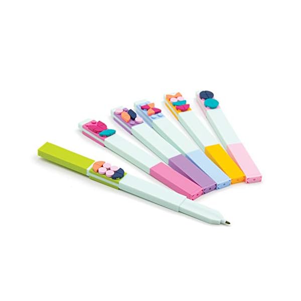 Lego DOTS 6er-Pack Marker mit schnell trocknender Tinte - Innovative Malwerkzeuge für angehende Lego Künstler – Bild 5