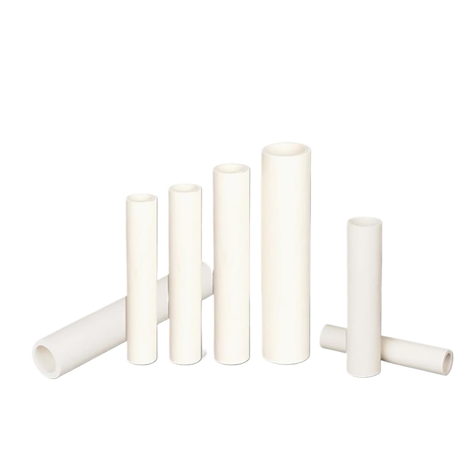 Tonerde-Keramik-Rohr, Weißes 99-Aluminiumoxid-Keramik-Hohlrohr, Länge 100 mm, einzelne Bohrung, bearbeitbares Keramikrohr, 1 Stück(18X25X100mm)