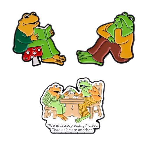 Image of Funny Animal Enamel Pins Set Corgi Frog Goose Cat Themed Badge Pins for Backpack Novelty Lapel Pins for Clothes Cartoon Brooches for Hats Bags Jackets