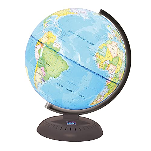 Science Mad Light Up Globe - Kids Fun LED World Map Base Toy