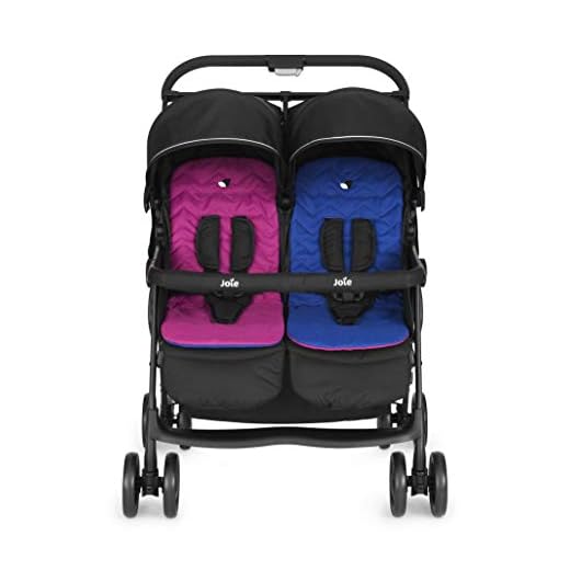 joie – poussette pour jumeaux Air Twin Couleur Rosy & Sea