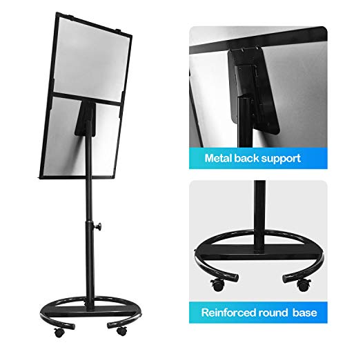 image for WEYOUNG White Board Magnetic Mobile Dry Erase Board Easel 36 x 24 inch