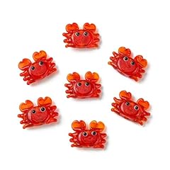 Crab Lampwork Beads_10 pcs