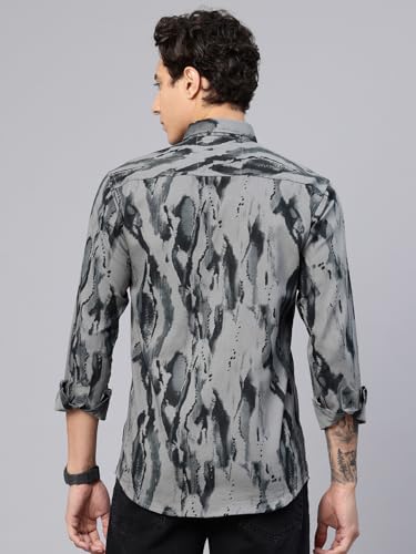 Image of Majestic Man Stylish Abstract Print Casual Shirt - Pure Cotton| Full Sleeve | Trendy & Comfortable