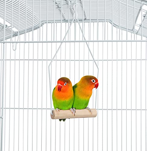 Yaheetech vogelbauer Vogelkäfig Vogelvoliere 46 x 36 x 92cm für wellensittich Finken, Kanarienvögel, Oben zu öffnen