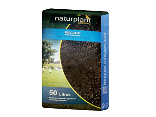 NATURPLANT SUSTRATO de RECEBO 50L, Especial para césped Natural, Producto biológico, Ayuda a enraizar y aporta nutrientes Cover