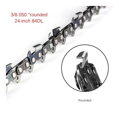 Chaîne de tronçonneuse coupante avec gouges arrondies 24 pouces