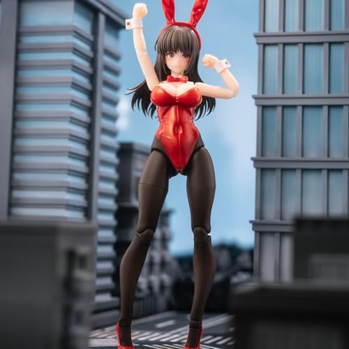 Figura de acción anime 6.1 pulg 1/12 Bunny Girl Rena miniatura 5