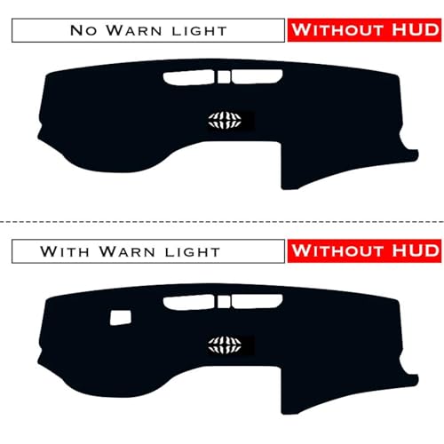 Housse de tableau de bord de voiture pour Cadillac CT5 2020-2023 tapis de protection noir
