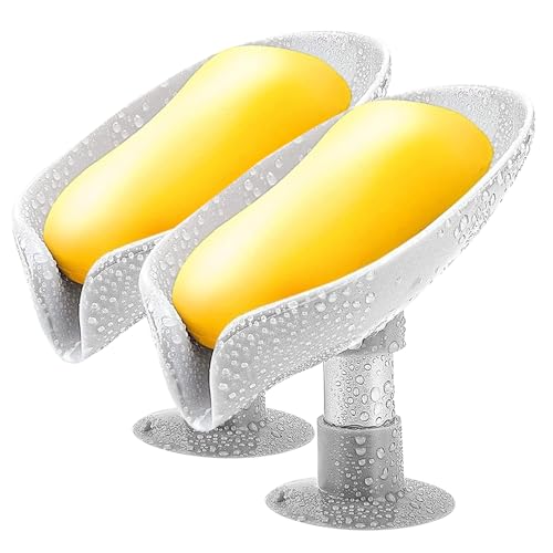 La mejor comparación de Jaboneras para baño favoritos de las personas. 42 POGEPE Jabonera de Baño, 2 Piezas Jaboneras para Baño Autodrenante, Estuche Porta Jabon de Baño con Ventosa, Fácil de Limpiar, Jabonera para Baño, Ducha, Cocina, Fregadero,...