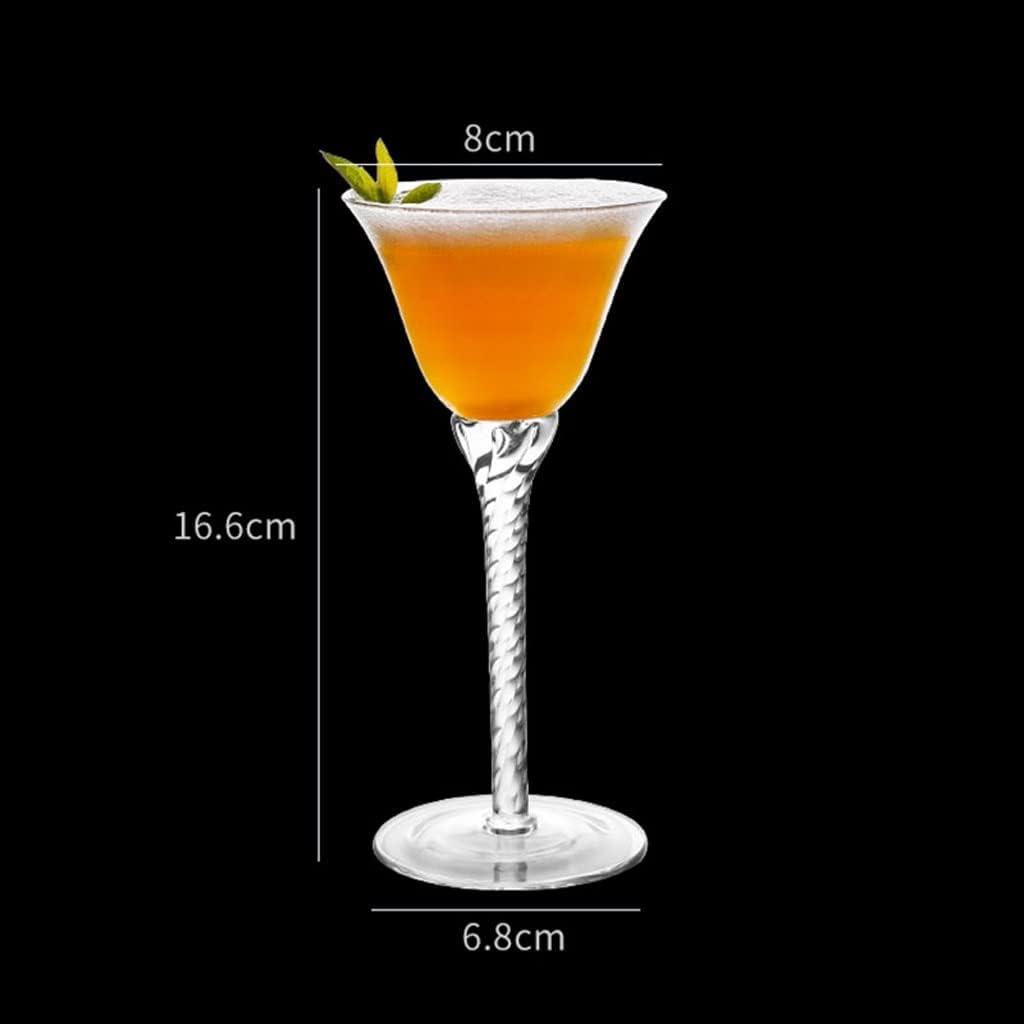 Cocktail Glass Martini Tall Bar Professional Drink Crystal Wine