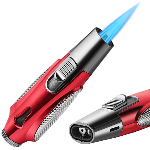 Encendedor Jet Recargable de Butano Color Rojo miniatura 4